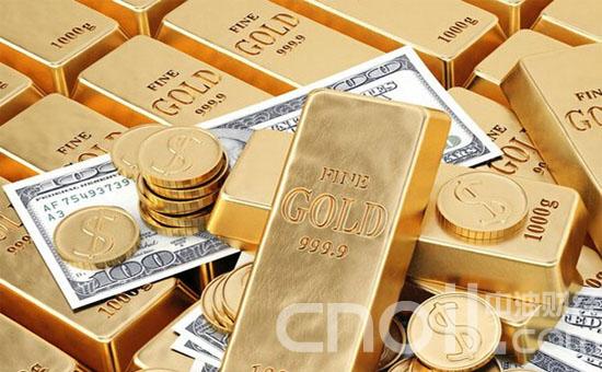 “贸易战”担忧情绪重挫美元 现货黄金价格创1个月新高